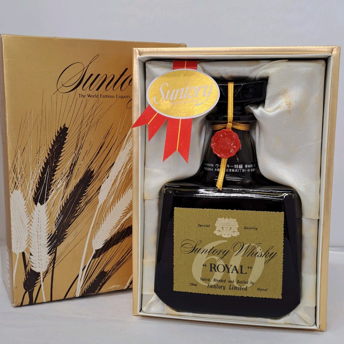 SUNTORY WHISKY ROYAL 60 サントリー ローヤル 古酒 箱付 SUNTORY WHISKY ROYAL 60 サントリー ローヤル 古酒 箱付