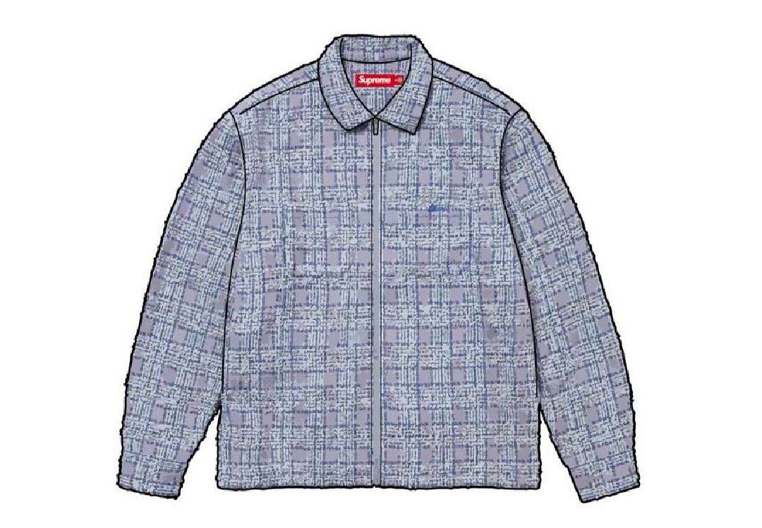 Supreme Boucle Zip Up Shirt Supreme Boucle Zip Up Shirt
