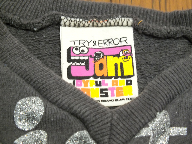 ☆JAM ジャム スウェット地 ベスト 90サイズ キッズ 子供服 ラッパー パンク ロック_画像3