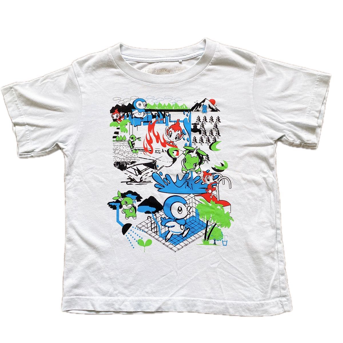 【特価】 キッズ UT UNIQLO 子供服 2枚 Tシャツ 半袖 化石博物館 ポケモン Tシャツ・アパレル