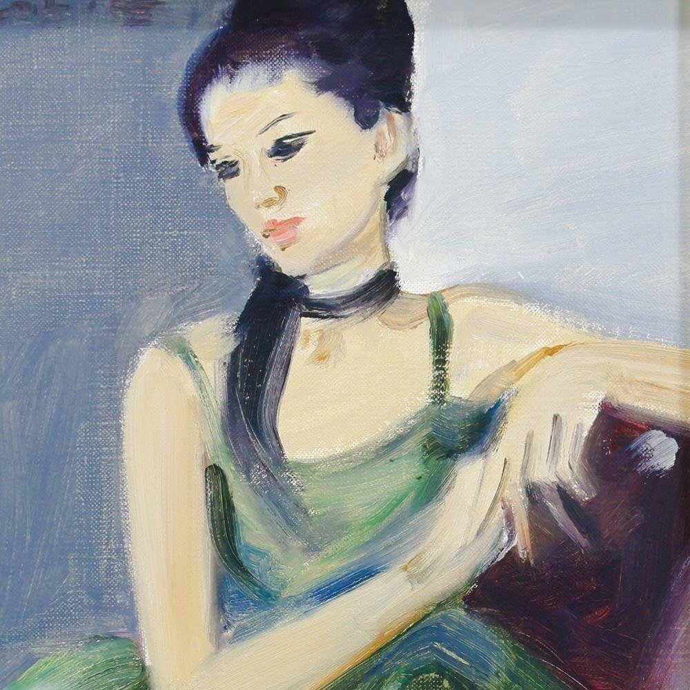 真作 WISH 木下孝則 バレリーナ 油彩 4号 踊り子名画 〇物故巨匠 真作 WISH 木下孝則 バレリーナ 油彩 4号 踊り子名画 〇物故巨匠