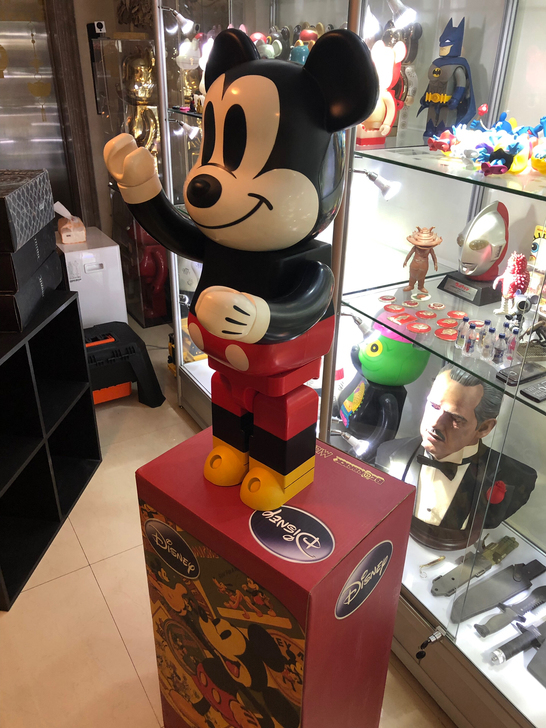 [ toy model ]Medicom Be@rbrick Mickey Mouse 1000% Bearbrickmeti com Bearbrick Mickey Mouse * height 70cm, regular goods Q64