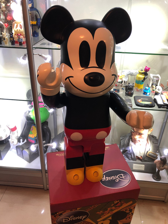 [ toy model ]Medicom Be@rbrick Mickey Mouse 1000% Bearbrickmeti com Bearbrick Mickey Mouse * height 70cm, regular goods Q64