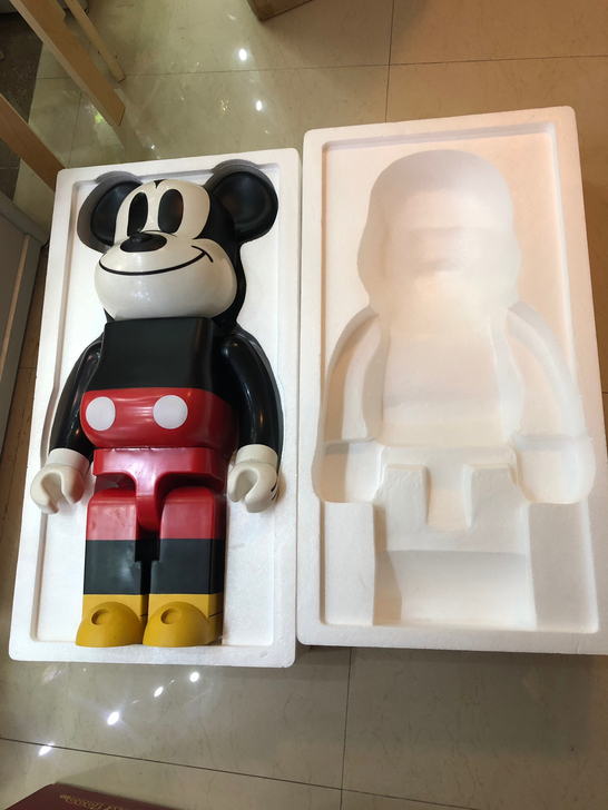 [ toy model ]Medicom Be@rbrick Mickey Mouse 1000% Bearbrickmeti com Bearbrick Mickey Mouse * height 70cm, regular goods Q64