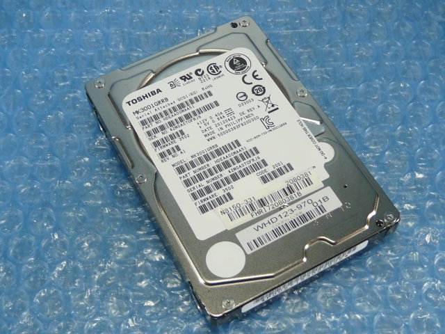 1GKO // NEC N8150-331 300GB 2.5インチ SAS 15K(15000)rpm 6Gb (TOSHIBA MK3001GRRB) // NEC Express5800/R120d-2M 取外 // 在庫1_画像1