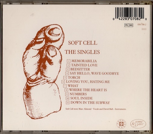 Soft Cell / The Singles (輸入盤CD) ソフト・セル