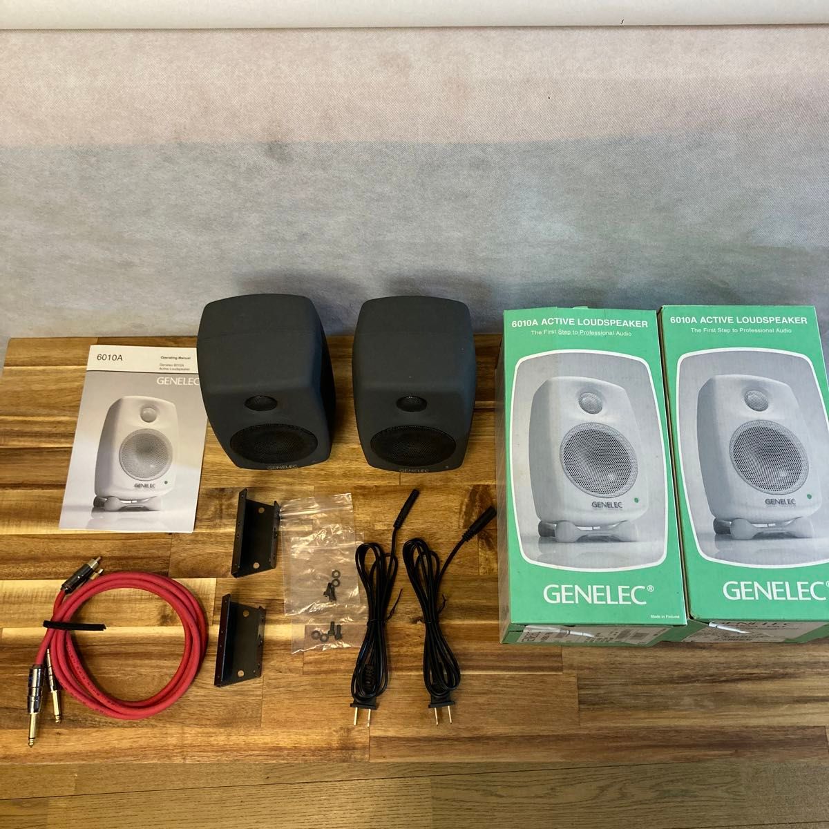 GENELEC 6010Aスピーカー【2セット】完動品 モニタースピーカー GENELEC 6010Aスピーカー【2セット】完動品 モニタースピーカー