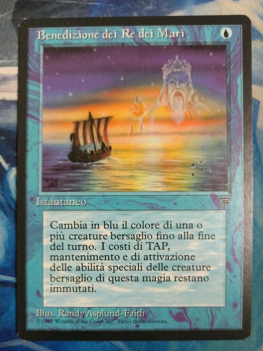 Sylvan Paradise Sea Kings' Blessing 伊語 MTG Sea Kings' Blessing LEG イタリア語版1枚|Yahoo!フリマ