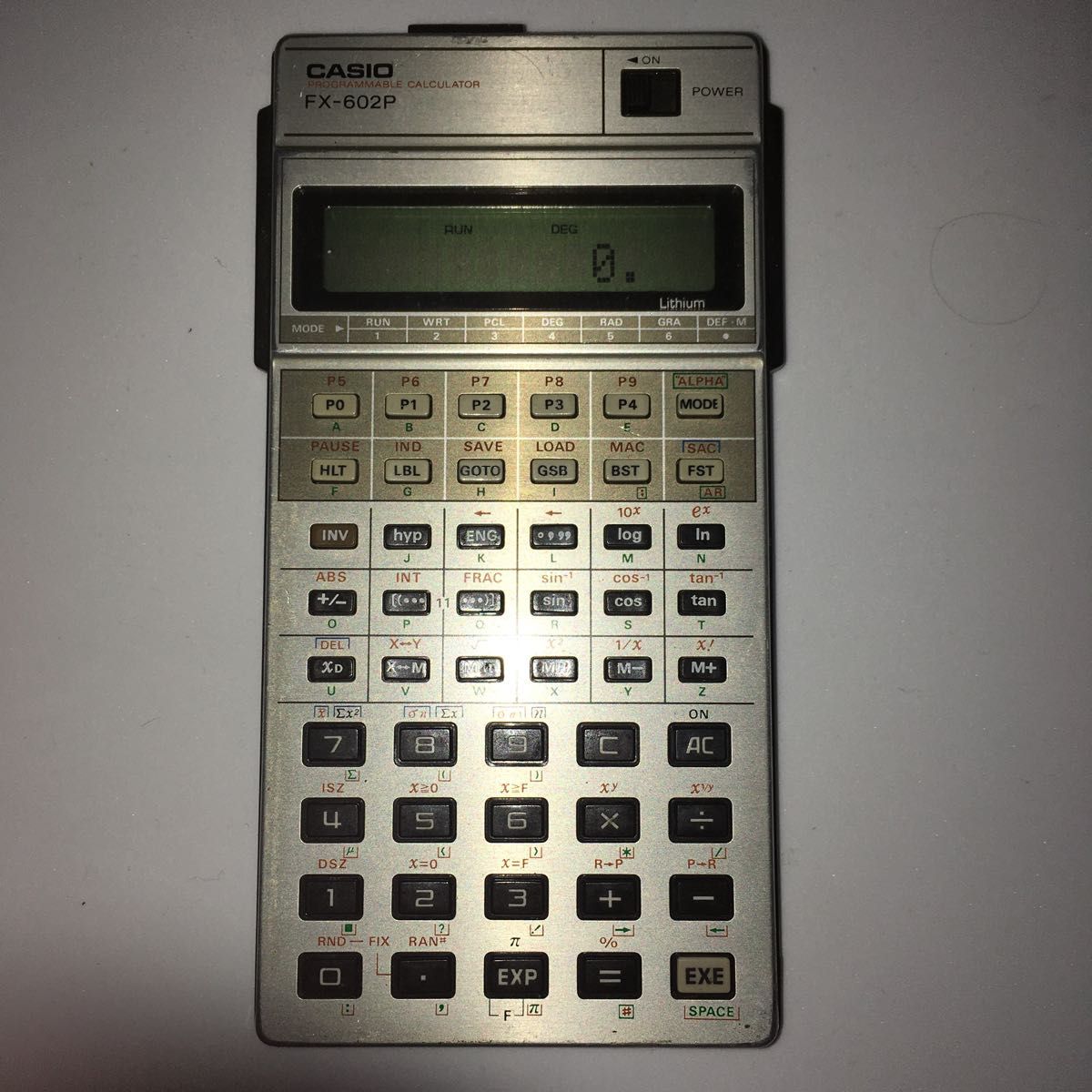 関数電卓 CASIO カシオ 計算機 昭和レトロ FX-602P 専用 関数電卓 CASIO カシオ 計算機 昭和レトロ FX-602P 専用