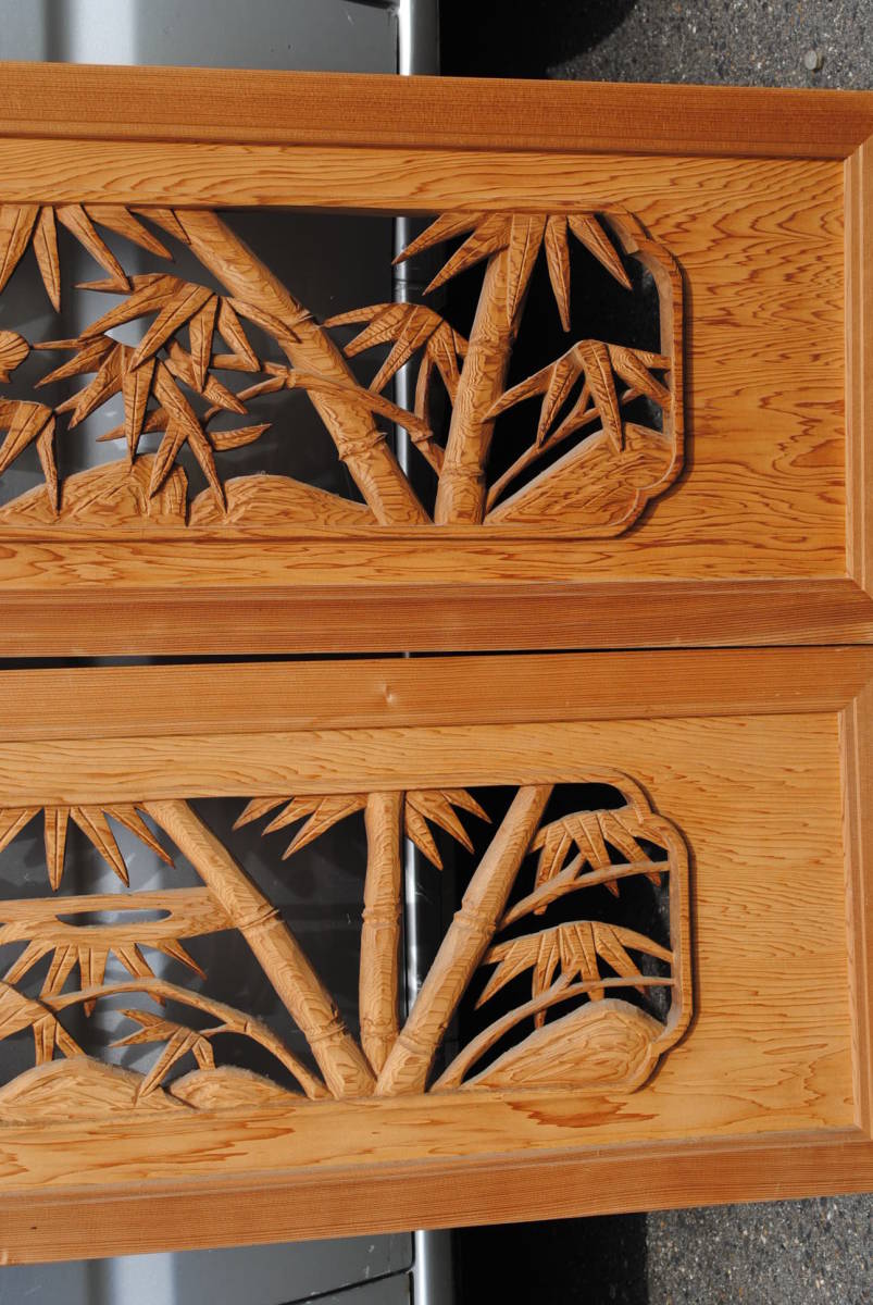  удача 1 2 листов комплект высококлассный рамка-оправа есть рука резьба по дереву сосна бамбук слива из дерева раздел промежуток 1715&1717x370x30 мм 