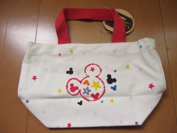 *送料無料*新品*Disney*ミッキーマウス*帆布トートバッグ*お弁当ランチBag*_画像2