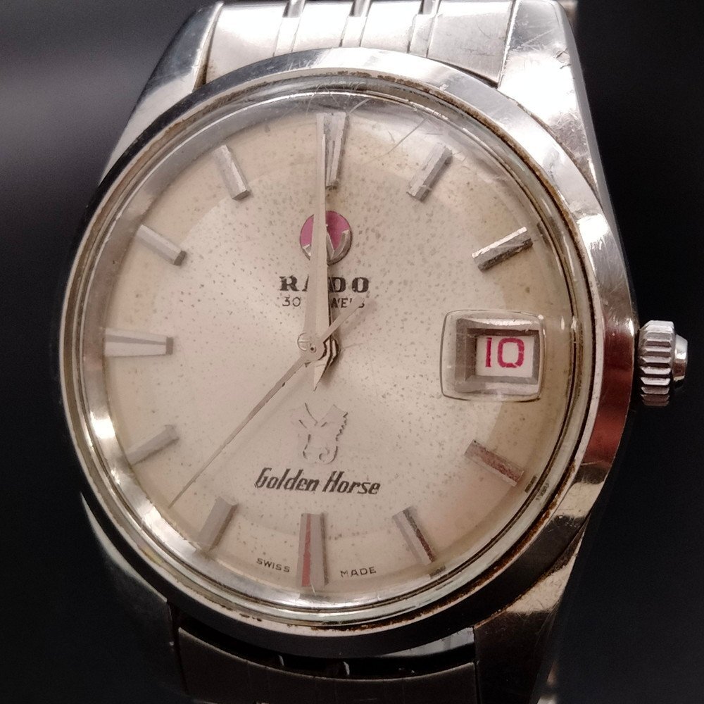 Yahoo!オークション ラドー Rado 腕時計 不動品 11675/1(ゴールデン 