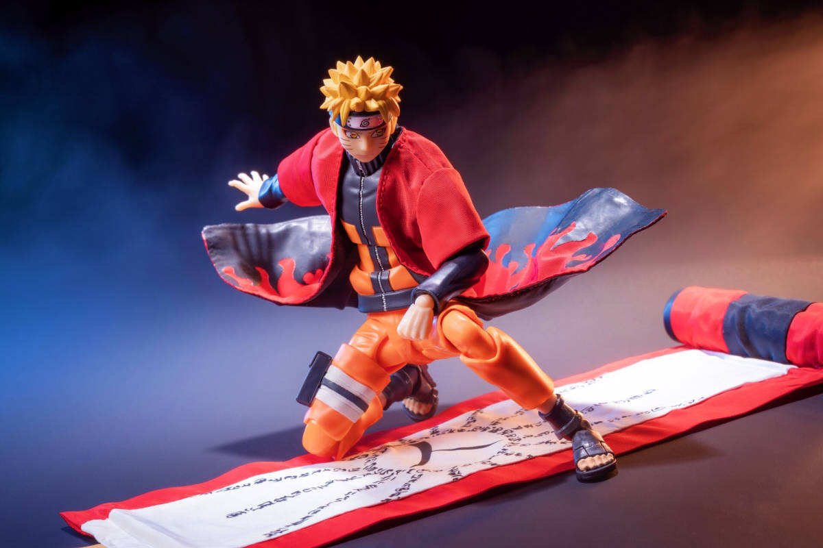 S H Figuarts うずまきナルト 仙人モード コートと巻物 セット S H Figuarts うずまきナルト 仙人モード コートと巻物 セット