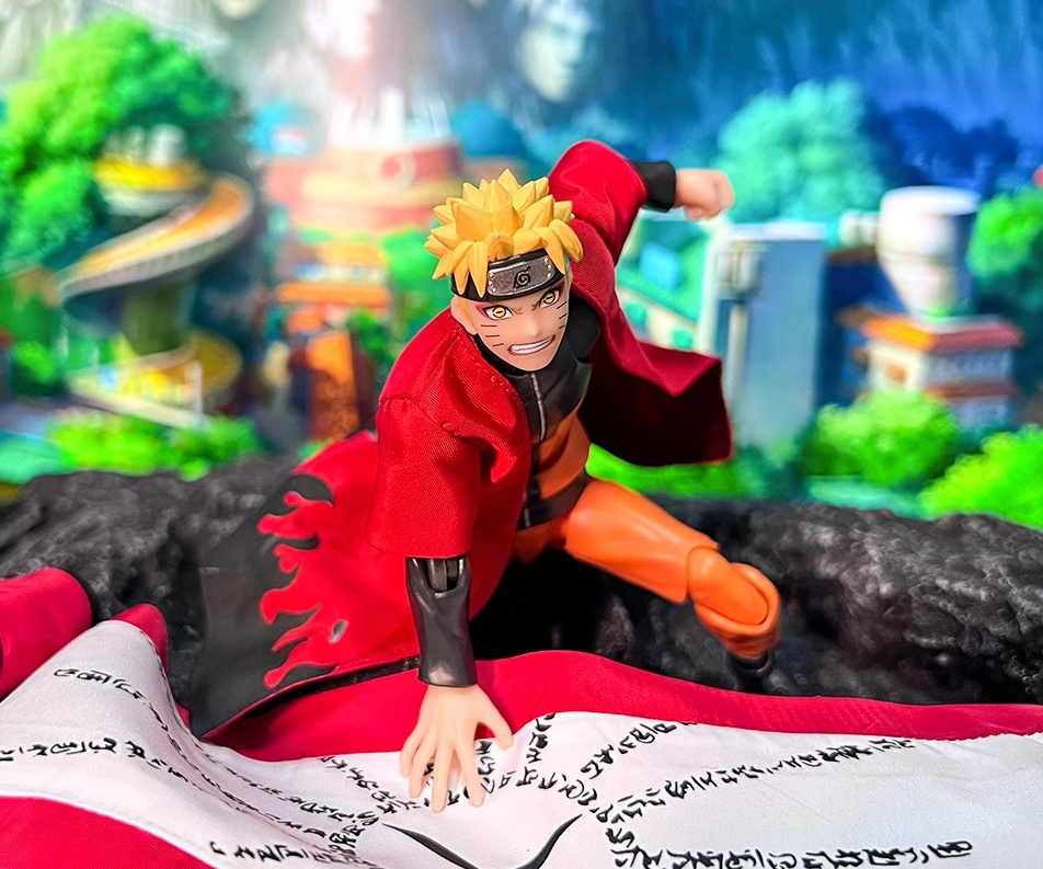 S H Figuarts うずまきナルト 仙人モード コートと巻物 セット S H Figuarts うずまきナルト 仙人モード コートと巻物 セット