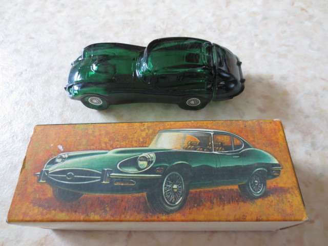 1960 year Jaguar E type antique bottle * Britain car * Le Mans victory car *JAGUAR E-TYPE*XKE*XKR*XJ*XF* Showa Retro 