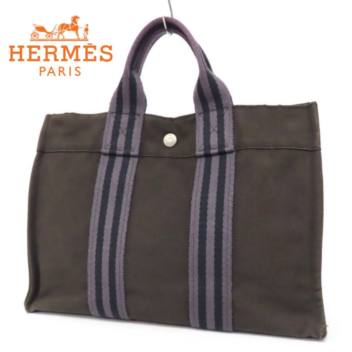 HERMES エルメス フールトゥ PM コットン キャンバス ミニ HERMES エルメス フールトゥ PM コットン キャンバス ミニ