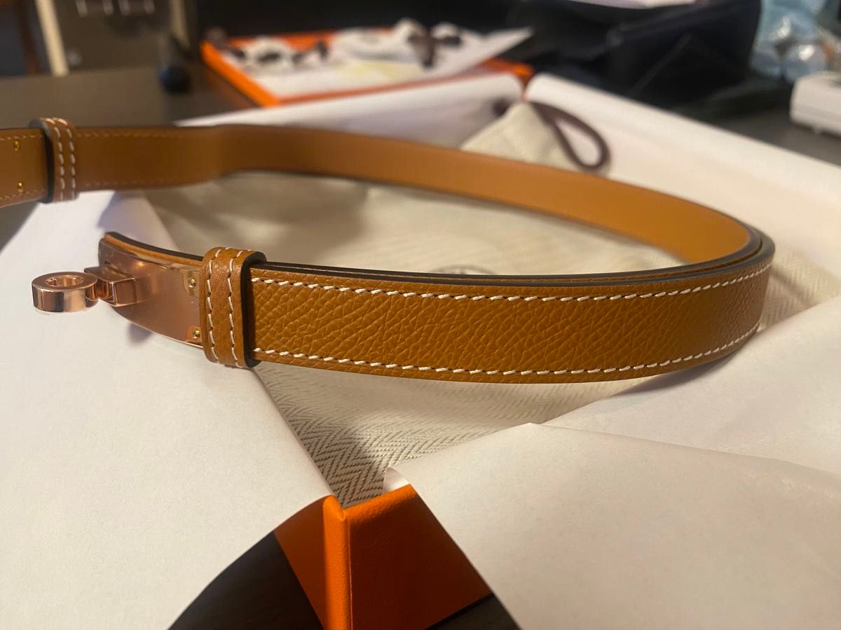 エルメス HERMES ベルト ケリー 18 ヴォー エプソン 新品未使用 エルメス HERMES ベルト ケリー 18 ヴォー エプソン 新品未使用
