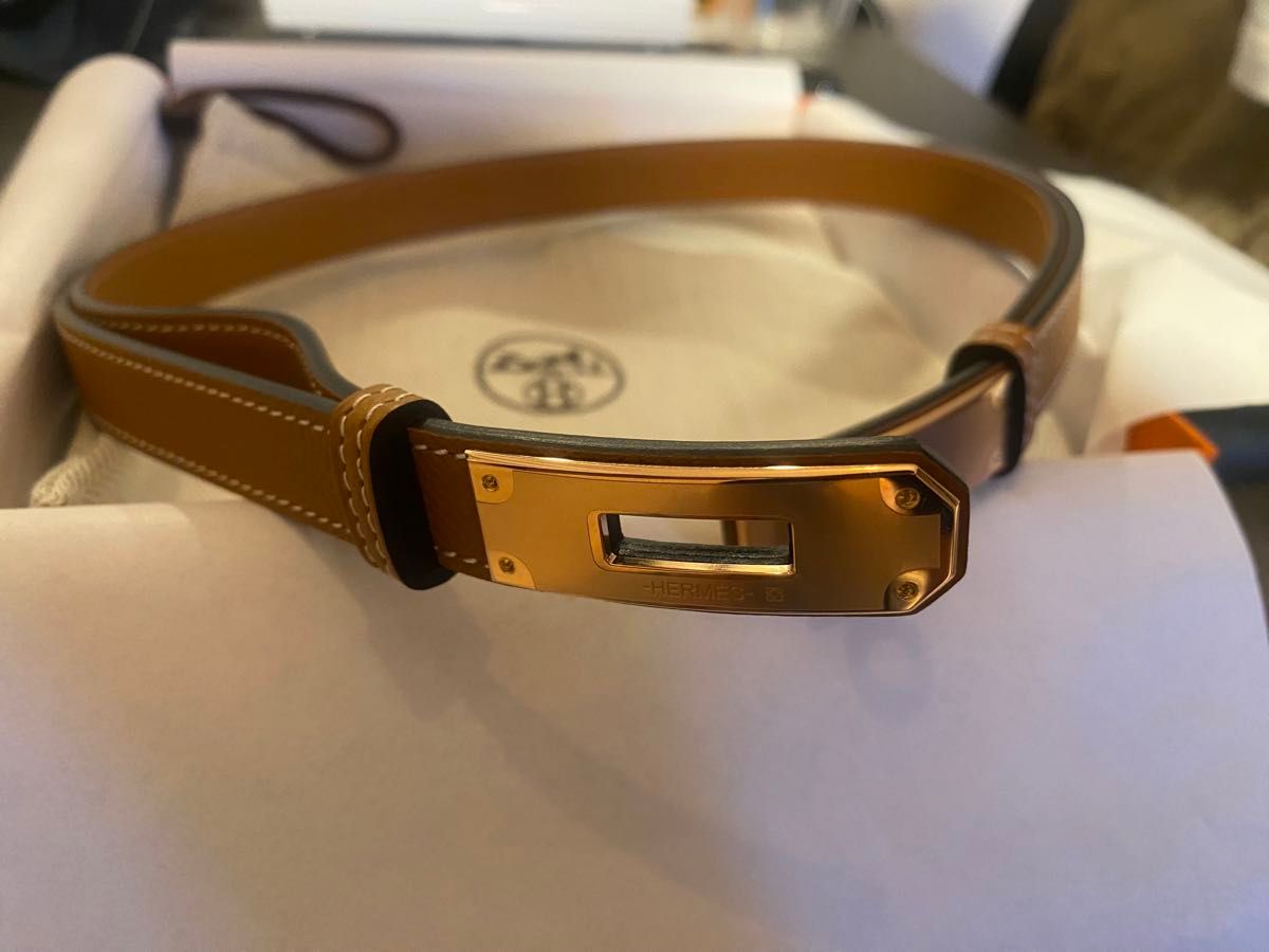 エルメス HERMES ベルト ケリー 18 ヴォー エプソン 新品未使用 エルメス HERMES ベルト ケリー 18 ヴォー エプソン 新品未使用