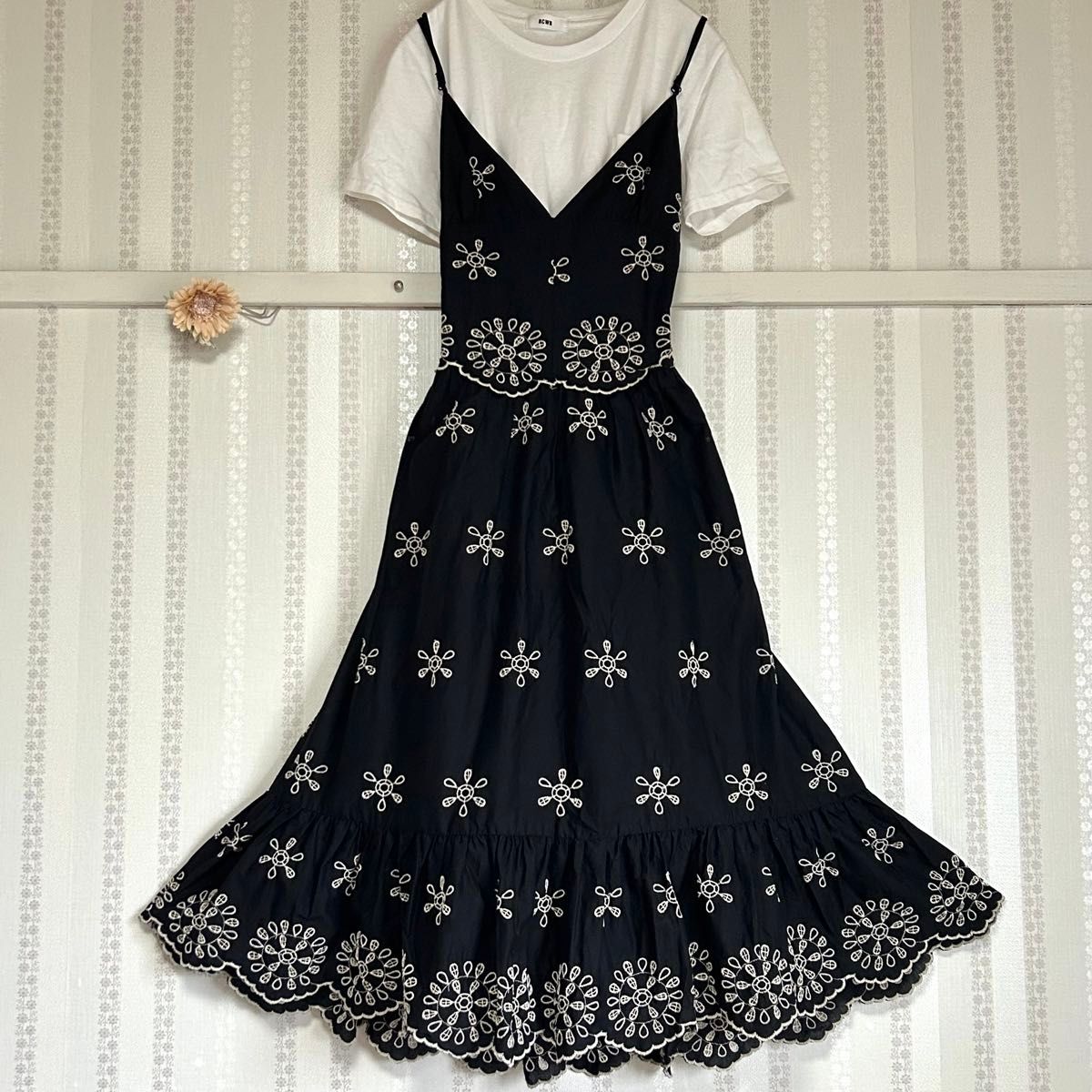 美品】ZARA ザラ キャミワンピース ロングワンピース カット 美品】ZARA ザラ キャミワンピース ロングワンピース カット