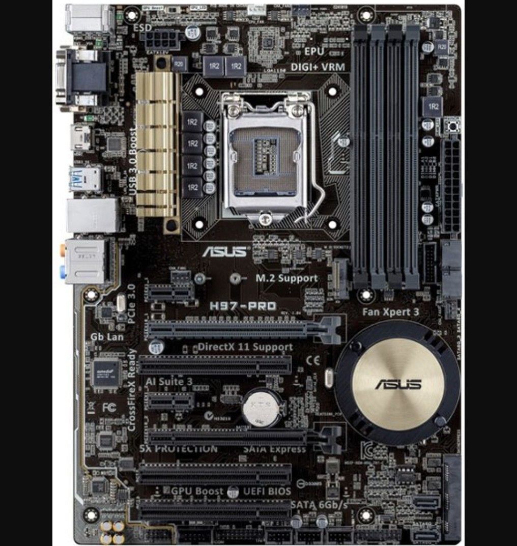 ASUS H97-PRO +i5 4690 +メモリ10g セット売