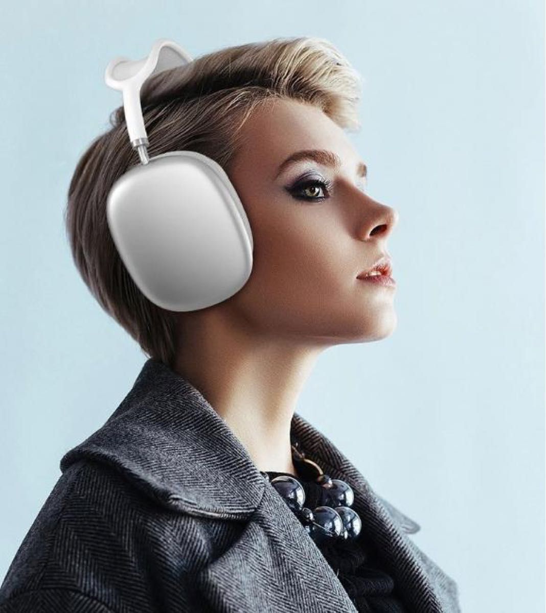 ワイヤレスヘッドホン シルバー Bluetooth ヘッドフォン ワイヤレスヘッドホン シルバー Bluetooth ヘッドフォン