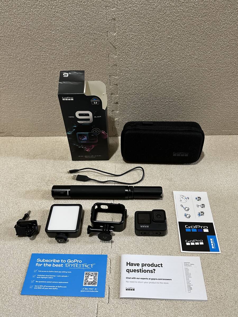 GoPro(ゴープロ) HERO9 Black 本体+アクセサリー - GoPro|GoPro GoPro(ゴープロ) HERO9 Black 本体+アクセサリー - GoPro|GoPro
