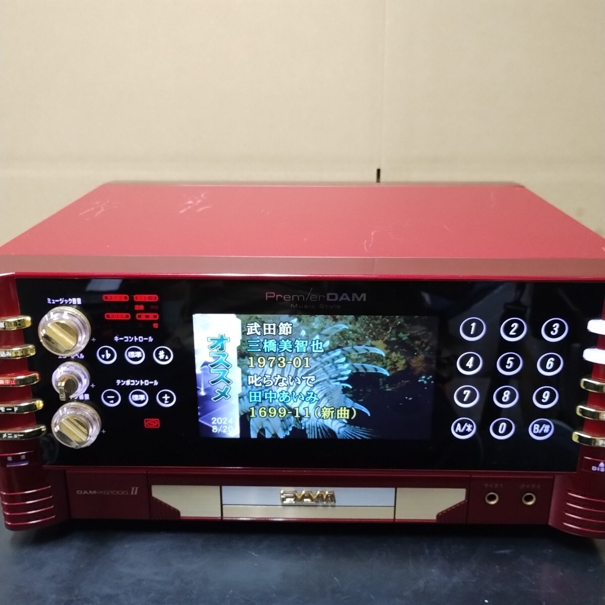 カラオケ機 DAM XG1000 第一興商 通信カラオケ プレミアDAM DAM-XG1000 ジャンクで