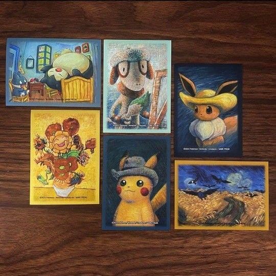 ゴッホ美術館 全種セット デッキシールド ポケモンカード ポケカ スリーブ ゴッホ美術館 全種セット デッキシールド ポケモンカード ポケカ