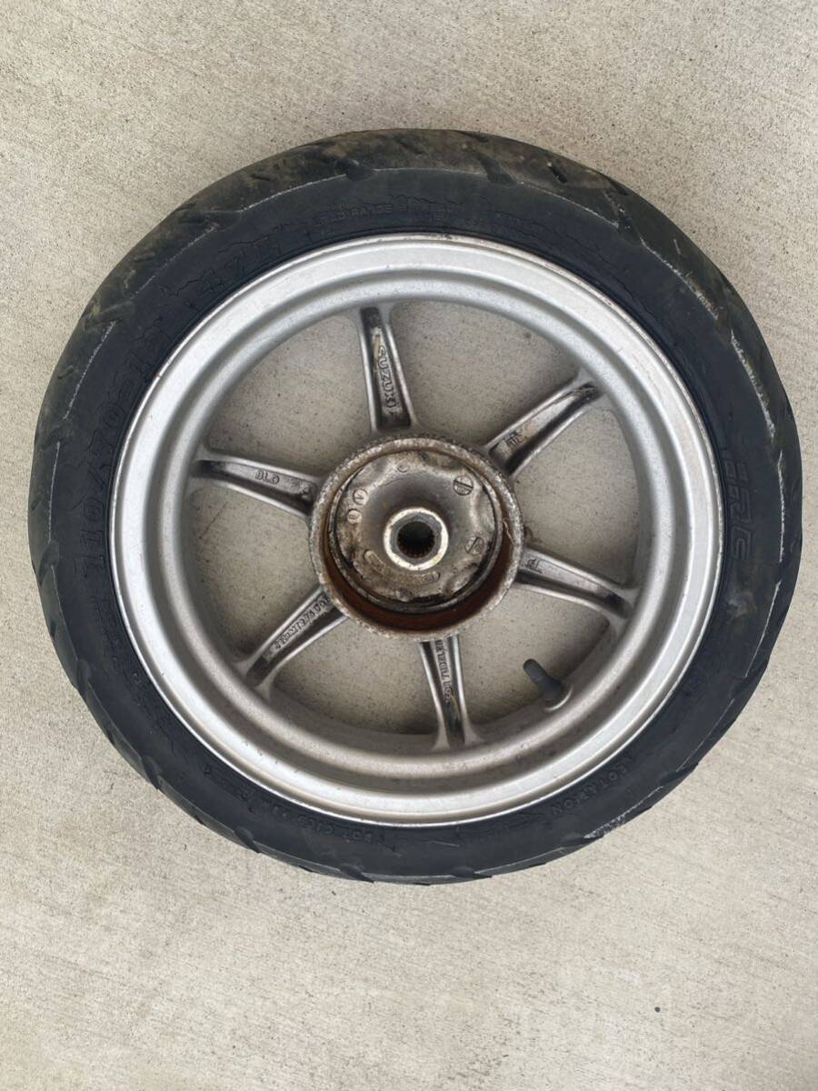 【新作入荷!!】 SUZUKI ZZ CA1PB 純正 リア ホイール ジーツー アドレス V125 12インチ化 アドレス110 アルミ ホイール 流用 パーツ