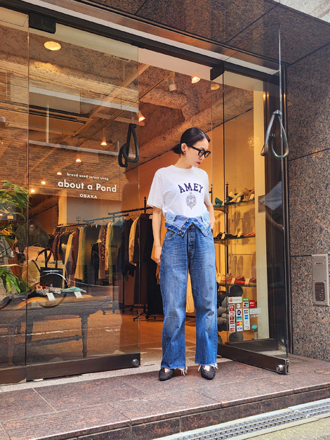 RHCロンハーマン別注 QUIITO キイト 24AW Patchwork Denim Pants RHCロンハーマン別注 QUIITO キイト 24AW Patchwork Denim Pants