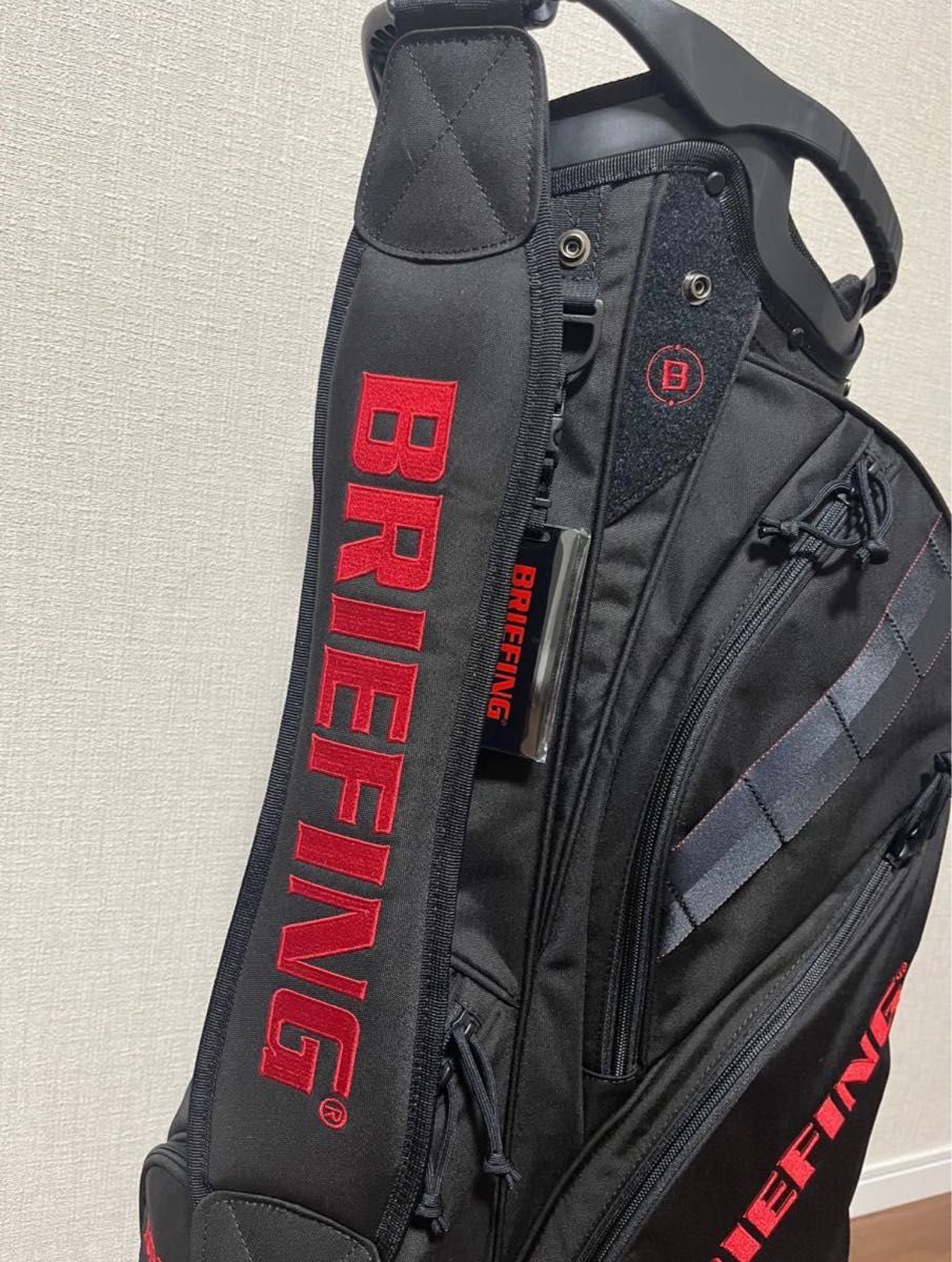 新品未使用】BRIEFINキャディバック 直営店限定モデル ブラック 新品未使用】BRIEFINキャディバック 直営店限定モデル ブラック