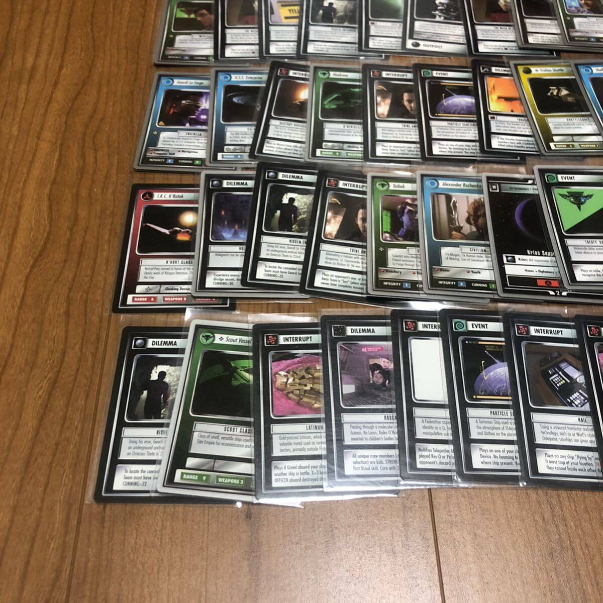スタートレック コレクションカード まとめ売り star trek ccg collection card 120枚以上 ③ スタートレック コレクションカード まとめ売り star trek ccg collection card 120枚以上 ③