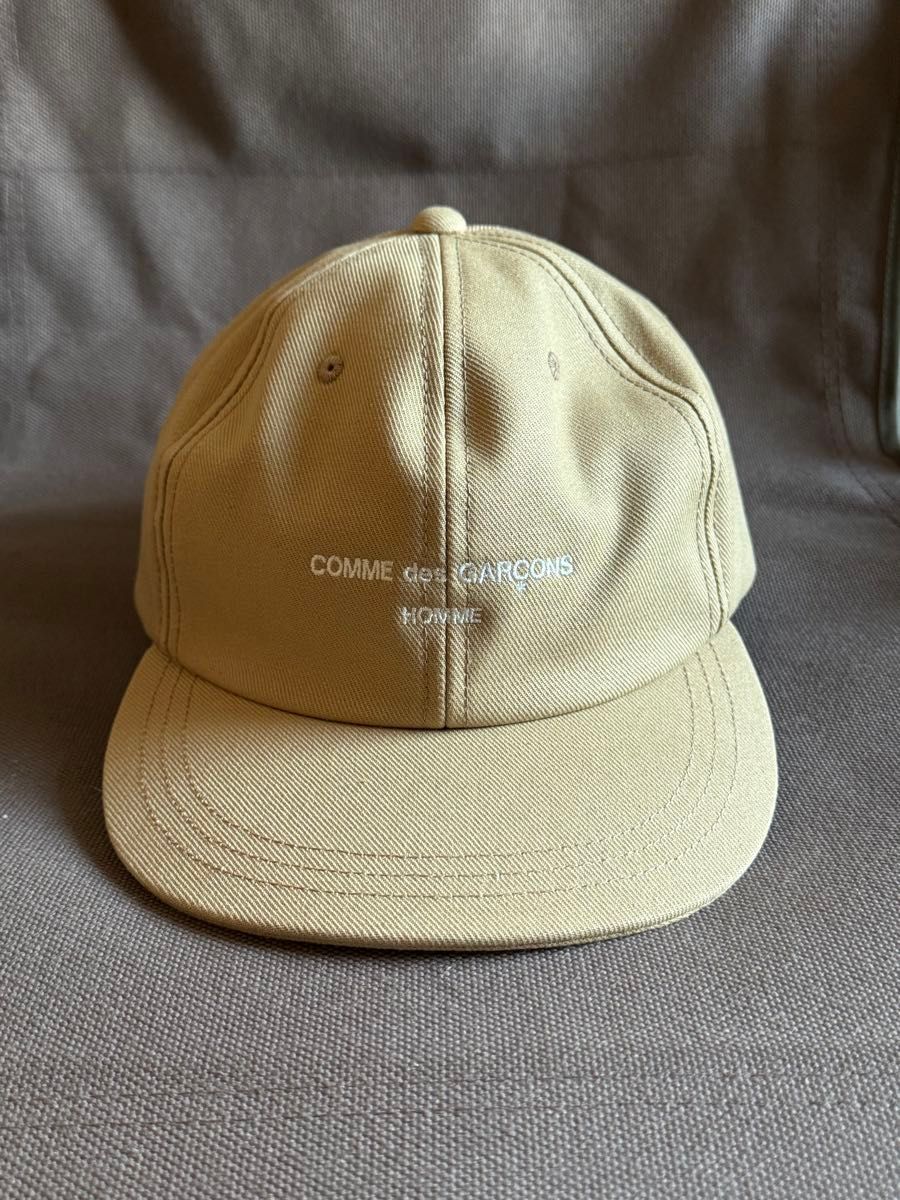 COMME des GARCONS HOMME LOGO CAPベージュ COMME des GARCONS HOMME LOGO CAPベージュ