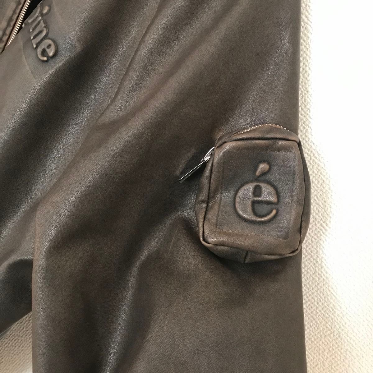 エピヌ pine leather jacket ダメージブラウン|Yahoo!フリマ エピヌ pine leather jacket ダメージブラウン|Yahoo!フリマ