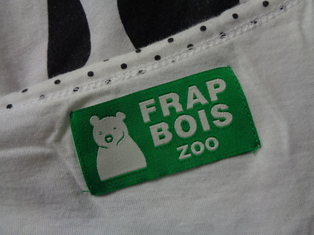 フラボア キリン プリント AラインＴシャツ サイズ１ FRAPBOIS ZOO_画像4