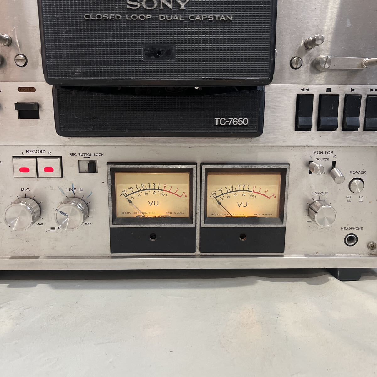 SONY ソニー TC-7650 オープンリールデッキ|オーディオ機器 SONY ソニー TC-7650 オープンリールデッキ|オーディオ機器