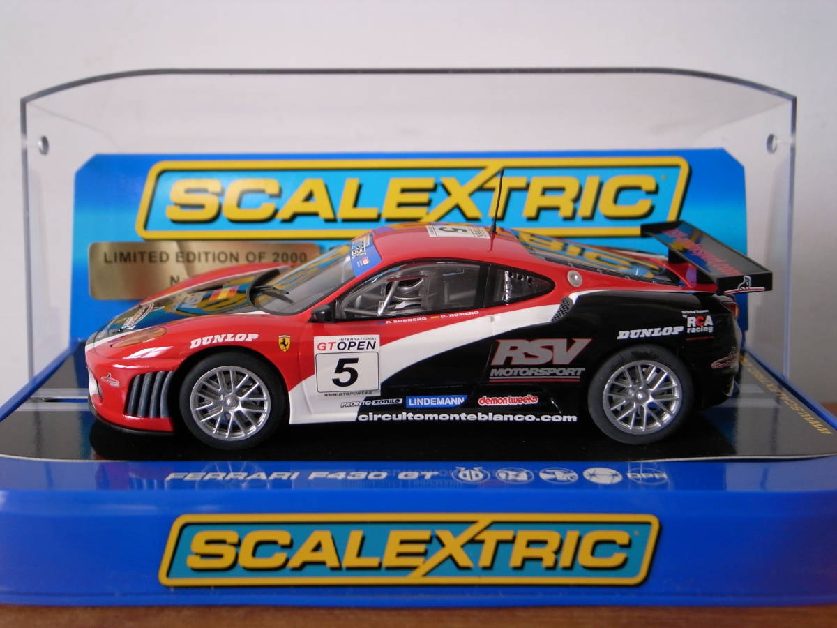 1/32 Scalextric Ferrari F430 GT RSV Motorsports LIMITED EDITION 限定品