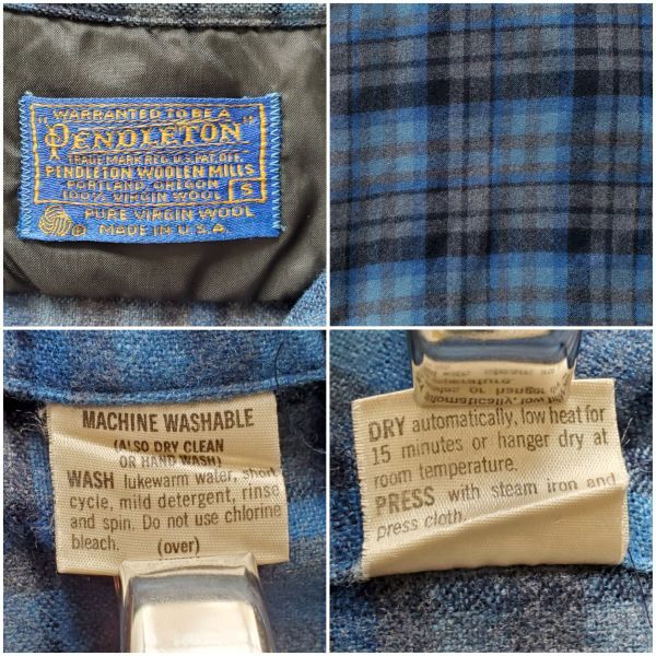 PENDLETONペンドルトン 美品 1970s vintage USA製 ピュア PENDLETONペンドルトン 美品 1970s vintage USA製 ピュア