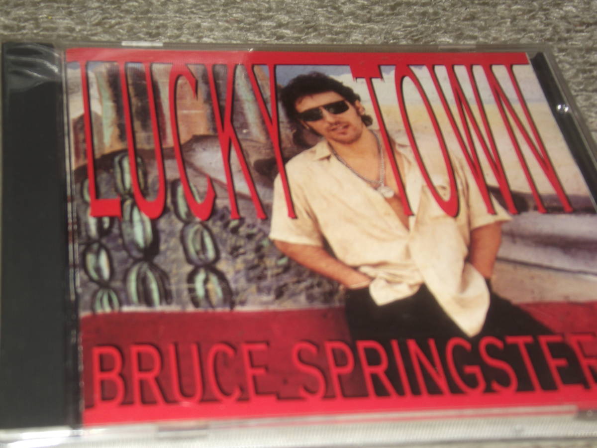 ★Bruce Springsteen/Lucky Town 輸入盤アメリカ盤英文歌詞付 ★1992年発売 Columbia Records CK-53001_画像1