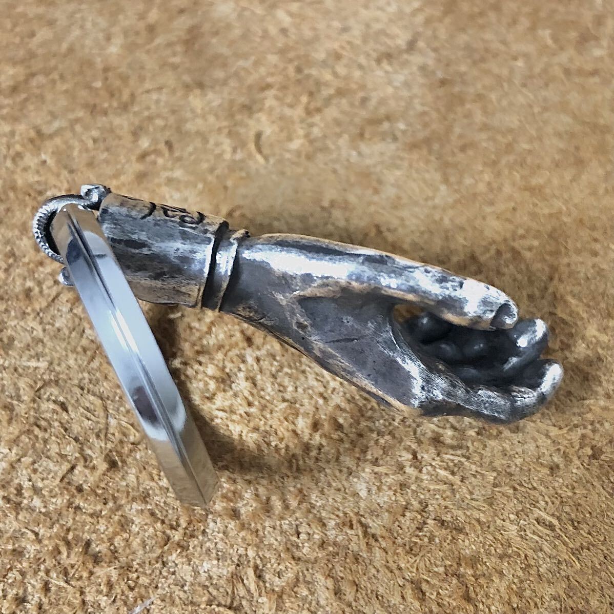 VITRIOL シルバー シェイクハンド キーリング キーホルダー VITRIOL シルバー シェイクハンド キーリング キーホルダー