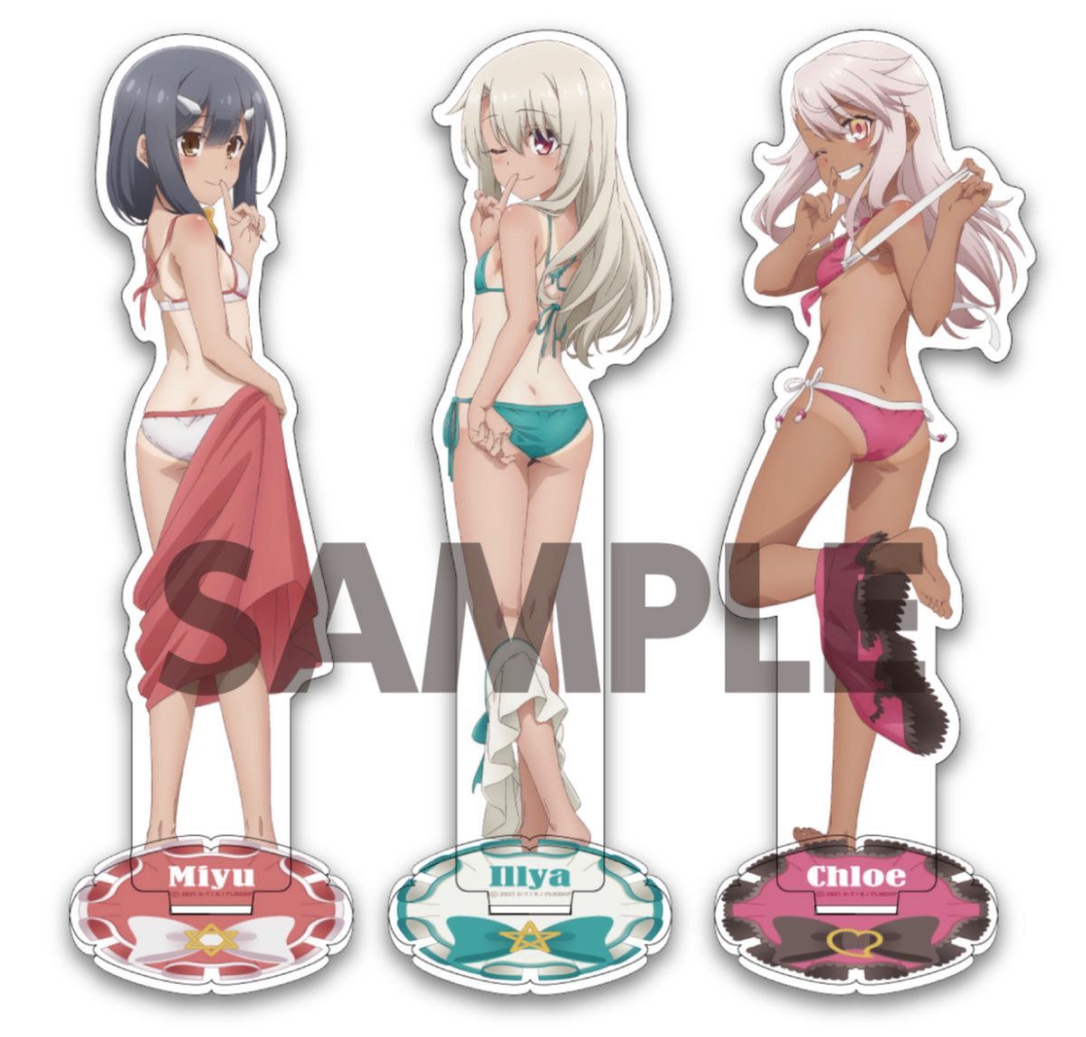 プリズマ イリヤ アクリルスタンド 日焼け水着 イリヤ 美遊 プリズマ イリヤ アクリルスタンド 日焼け水着 イリヤ 美遊