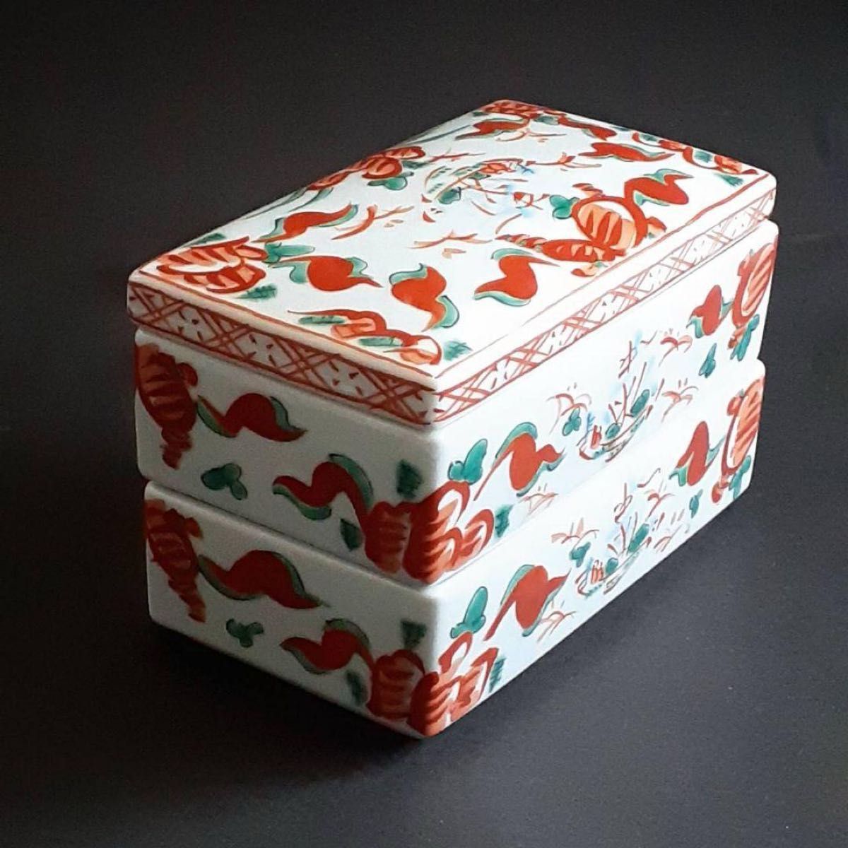有田焼 限定生産 赤絵万暦二段陶箱 重箱|Yahoo!フリマ(旧 有田焼 限定生産 赤絵万暦二段陶箱 重箱|Yahoo!フリマ(旧