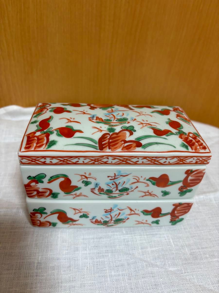 有田焼 限定生産 赤絵万暦二段陶箱 重箱|Yahoo!フリマ(旧 有田焼 限定生産 赤絵万暦二段陶箱 重箱|Yahoo!フリマ(旧
