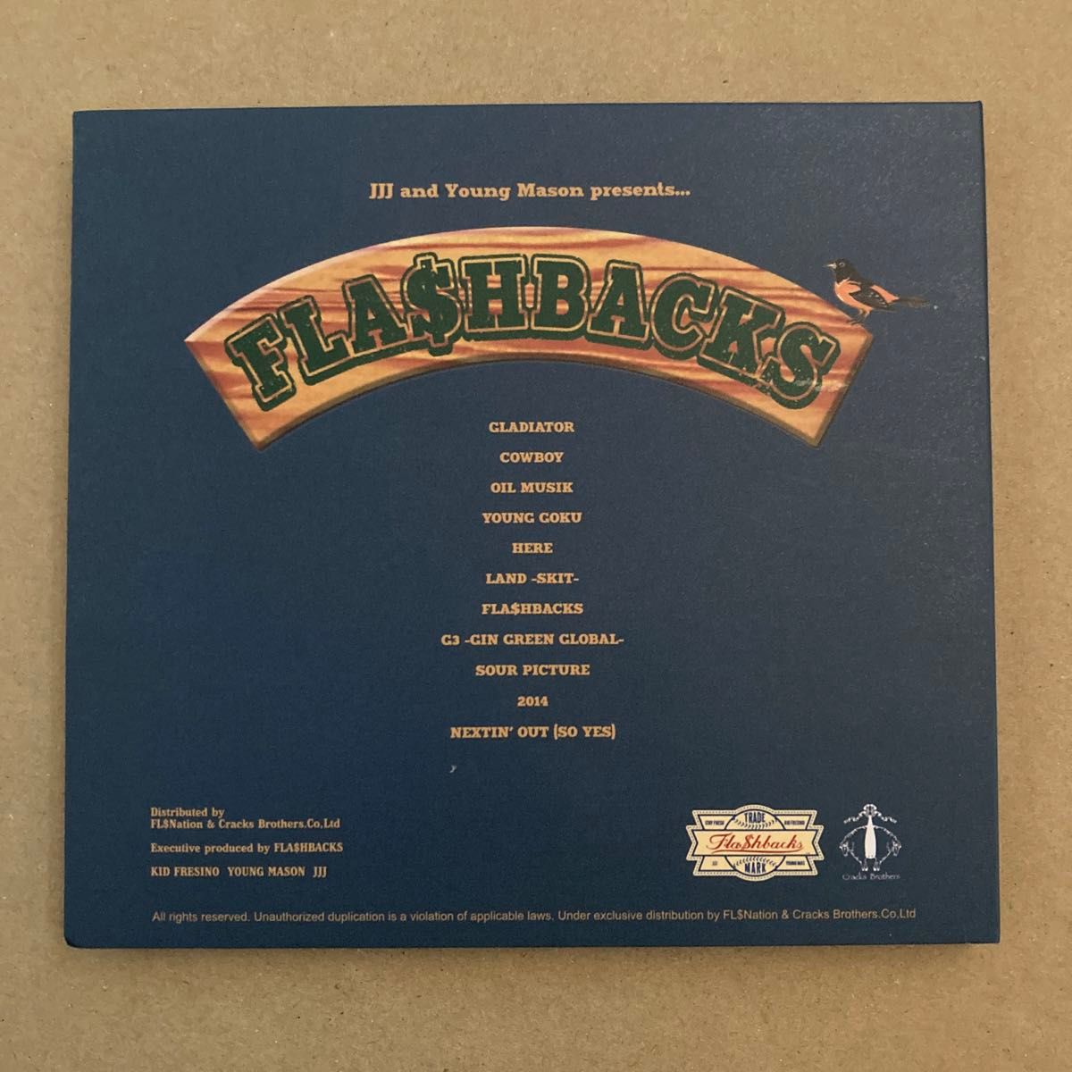 Fla$hBackS】JJJ KID FRESINO Febb as Young Mason【CD Fla$hBackS】JJJ KID FRESINO Febb as Young Mason【CD