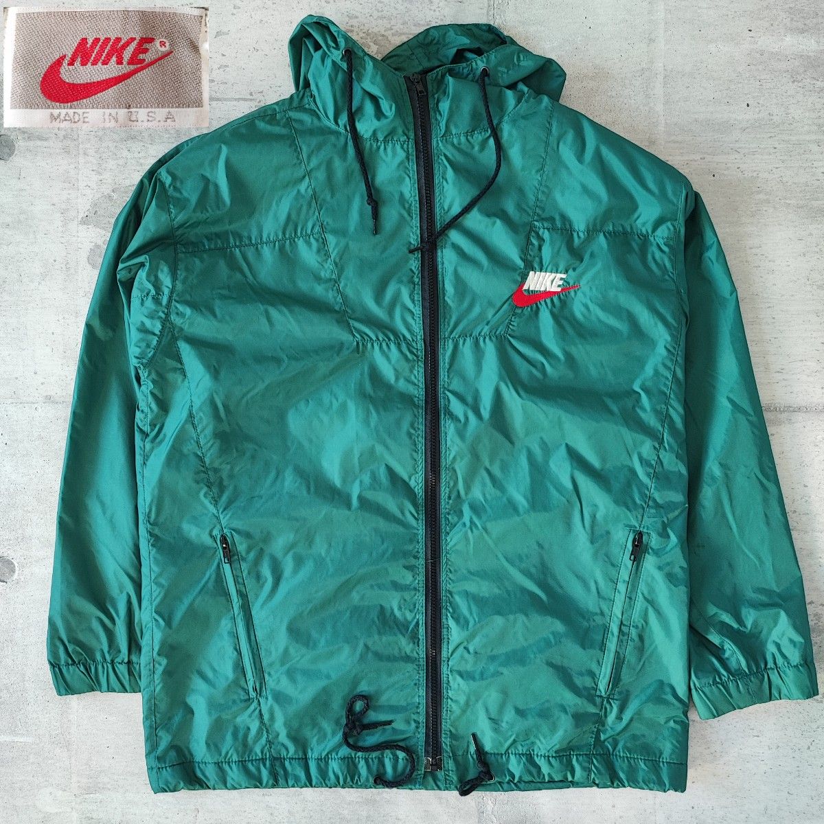 90s USA製 NIKE ナイロンパーカー ジャケット M ナイキ 90s USA製 NIKE ナイロンパーカー ジャケット M ナイキ