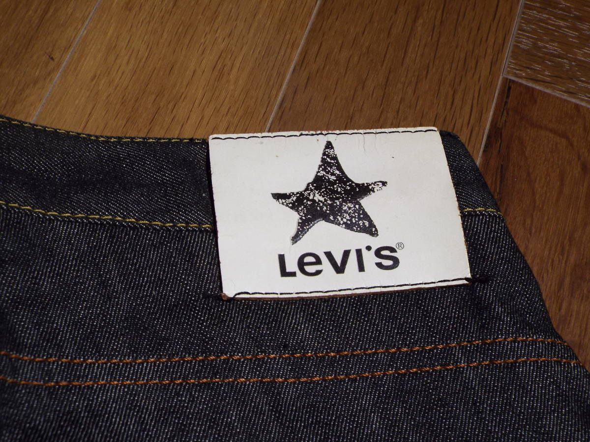 ⑥ LEVIS BLACK リーバイスブラック　メンズ　デニムパンツ　64から70cm_画像3