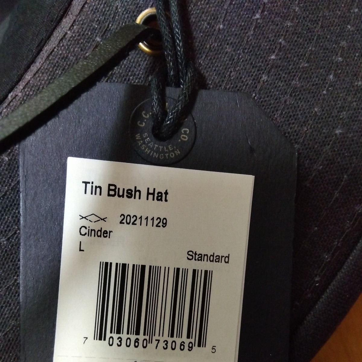 Filson Tin Bush Hat Cinder フィルソン ティンクロス ブッシュ Filson Tin Bush Hat Cinder フィルソン ティンクロス ブッシュ