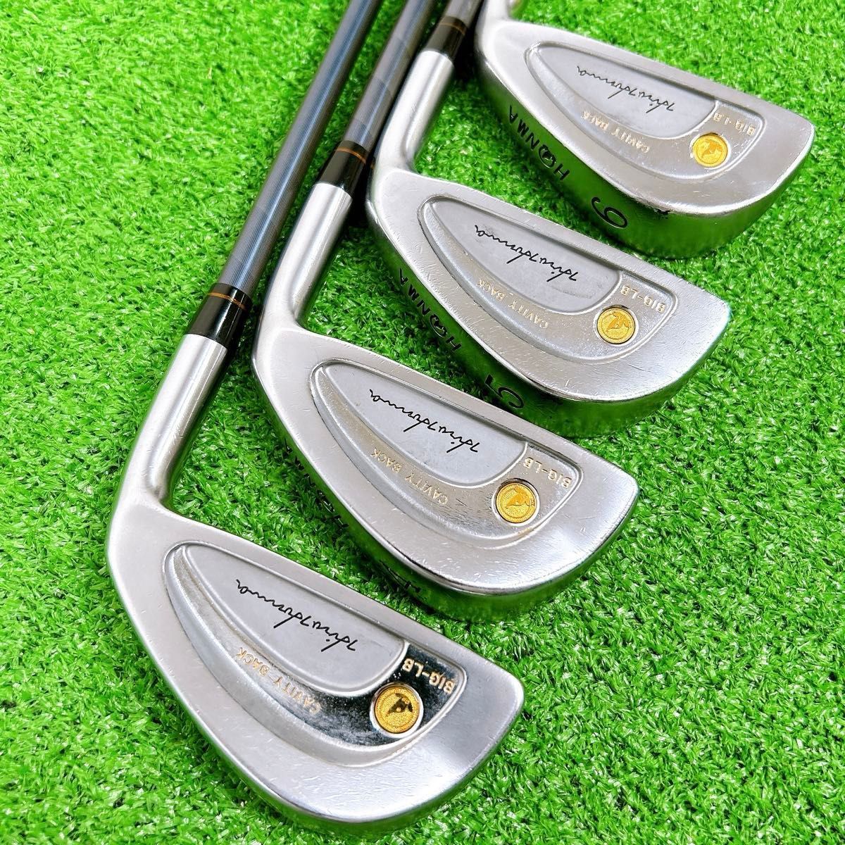 高級 】HONMA ホンマ BIG-LB メンズアイアン 8本 金七宝 3S R-1 高級 】HONMA ホンマ BIG-LB メンズアイアン 8本 金七宝 3S R-1
