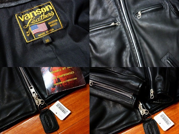 VANSON バンソン シングル ライダース ジャケット 別注 グレイン VANSON バンソン シングル ライダース ジャケット 別注 グレイン