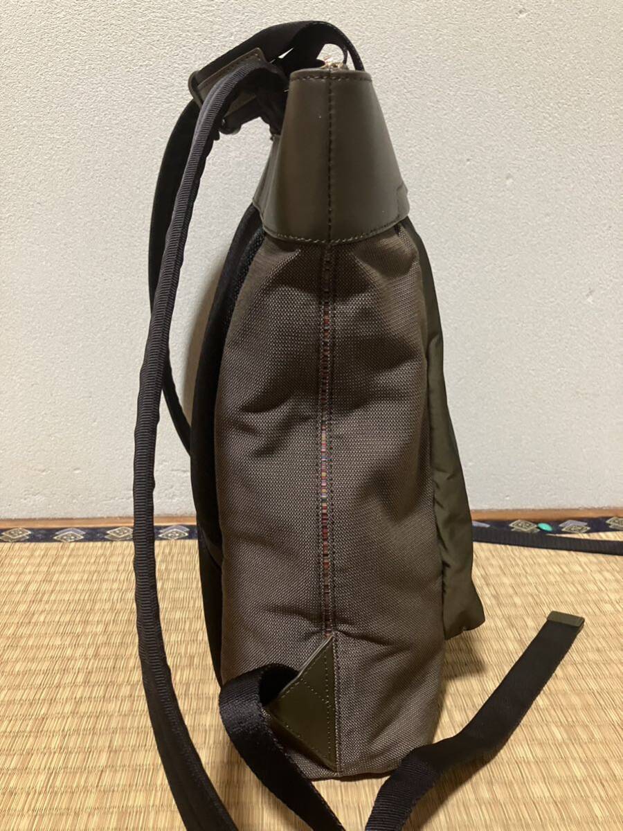 6 super-beauty goods Paul Smith nylon rucksack backpack khaki color Day Pack bag back Paul Smith business PC lady's men's 